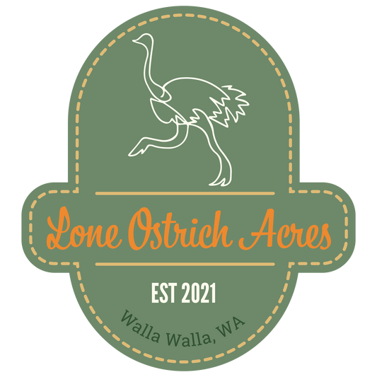 Lone Ostrich Acres Logo